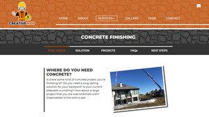 CreativeMan website designed by Creative101