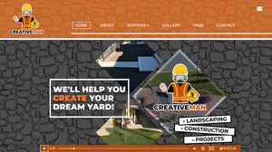 CreativeMan website designed by Creative101