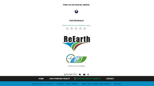 ReEarth website designed by Creative101