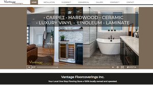 Vantage Flooring's video designed by Industrial NetMedia in Leduc. 